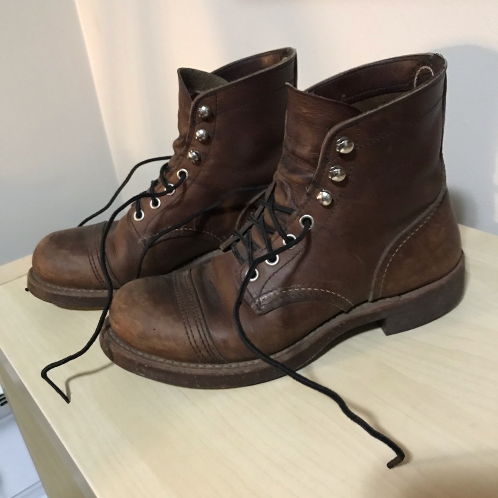 Red Wing brown boots